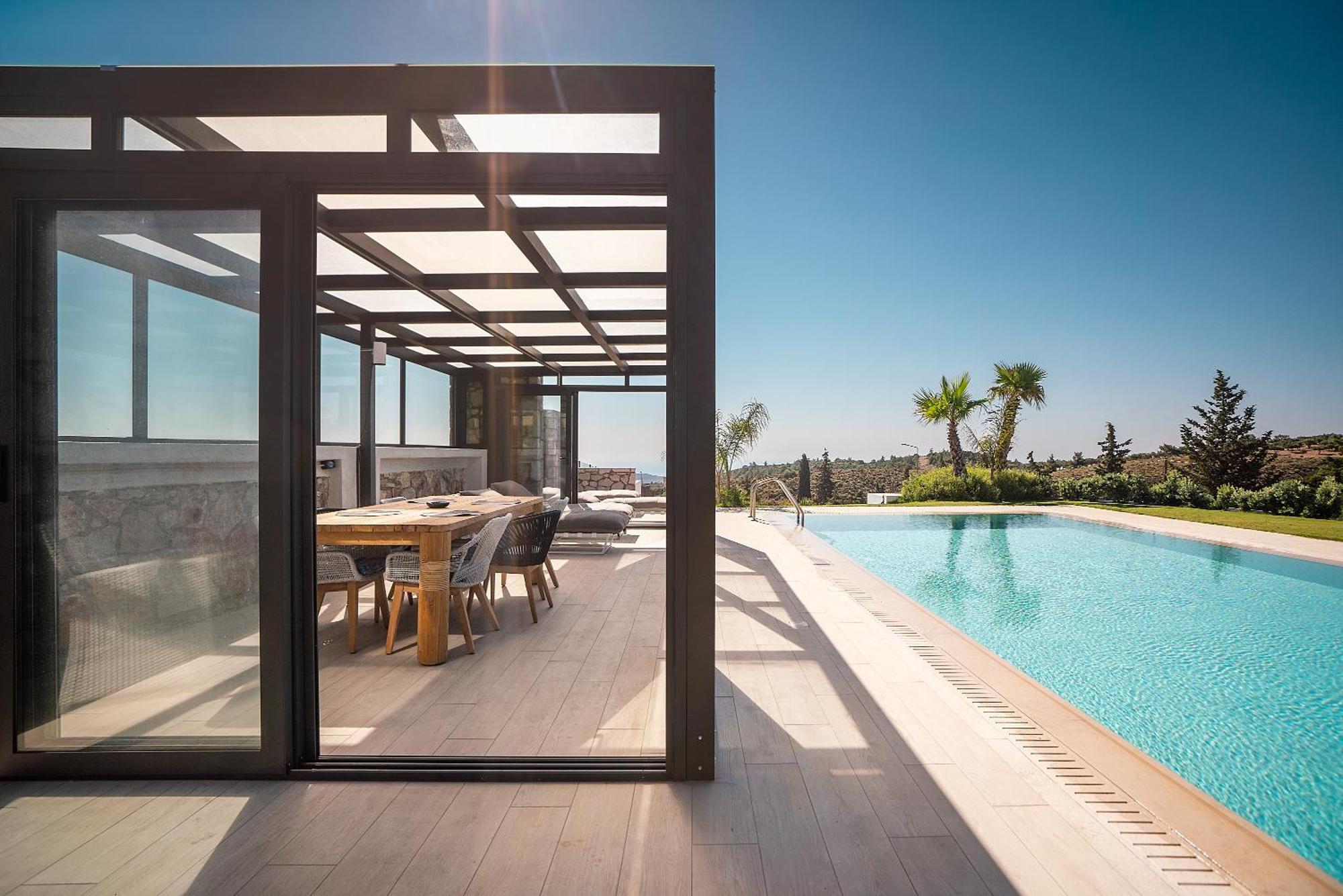 Sky Hills Villa Pszínthosz Kültér fotó