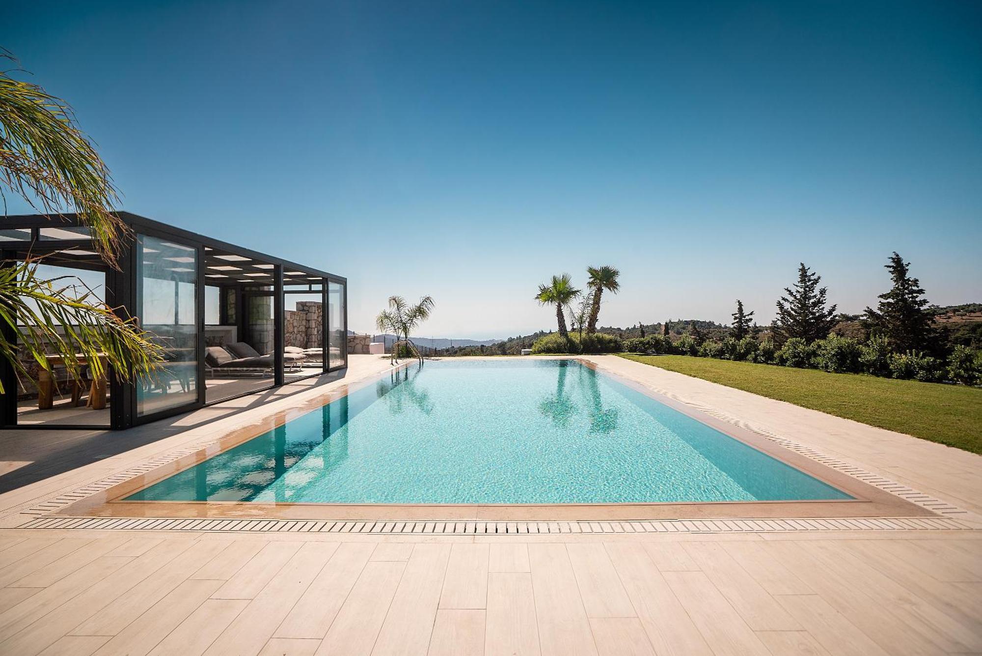 Sky Hills Villa Pszínthosz Kültér fotó