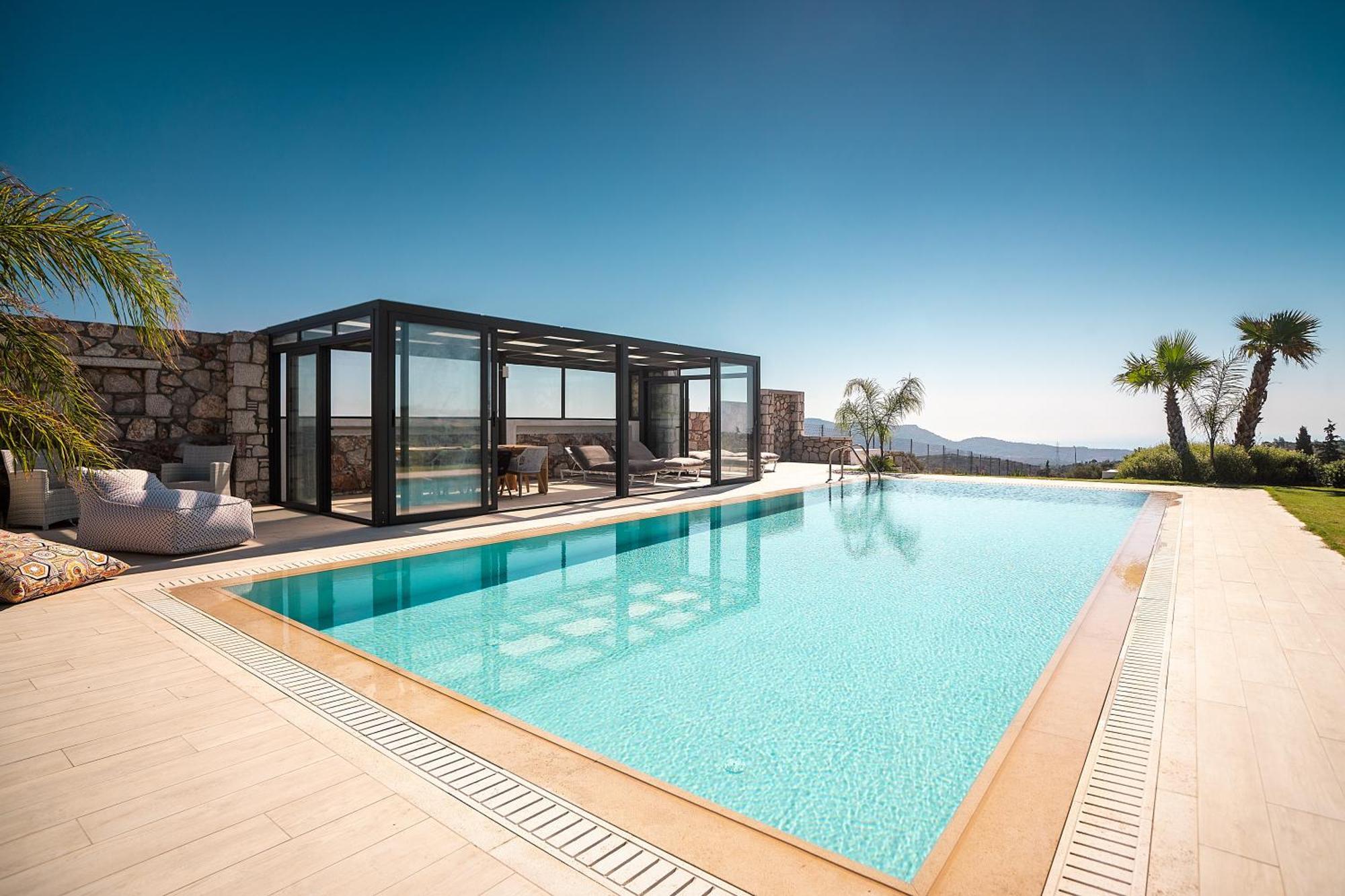 Sky Hills Villa Pszínthosz Kültér fotó