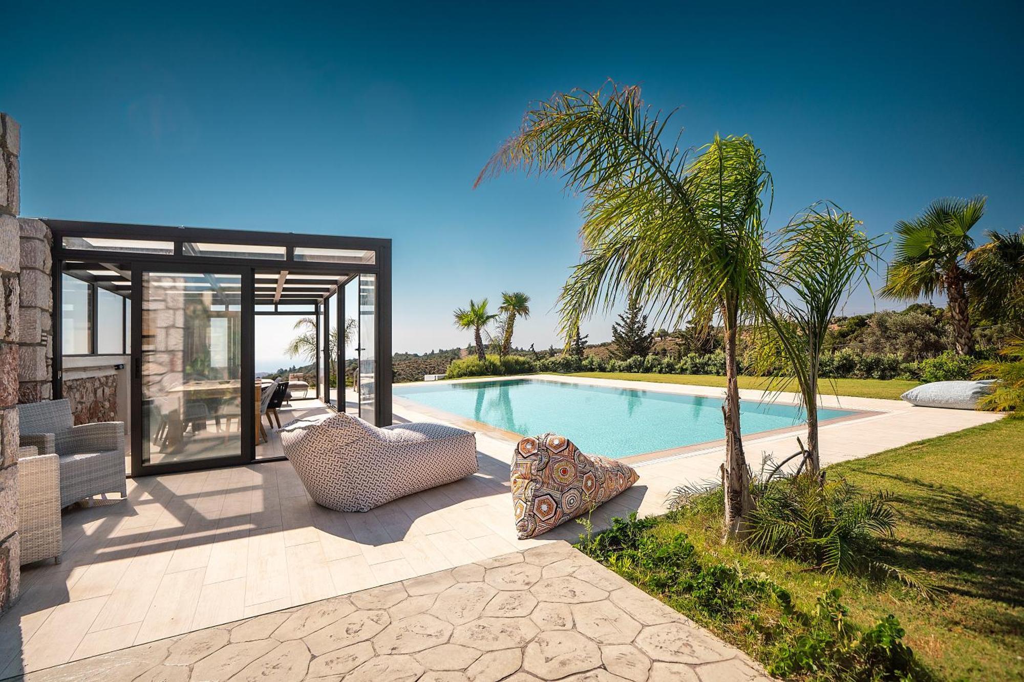 Sky Hills Villa Pszínthosz Kültér fotó