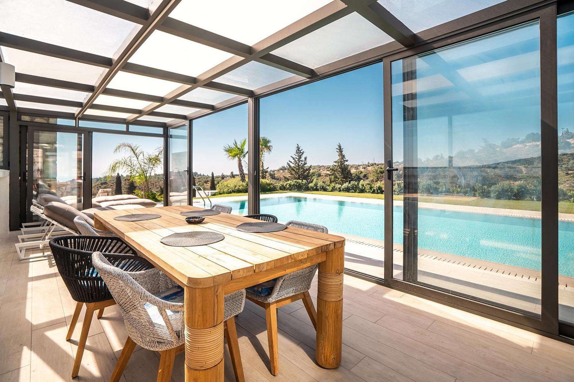 Sky Hills Villa Pszínthosz Kültér fotó